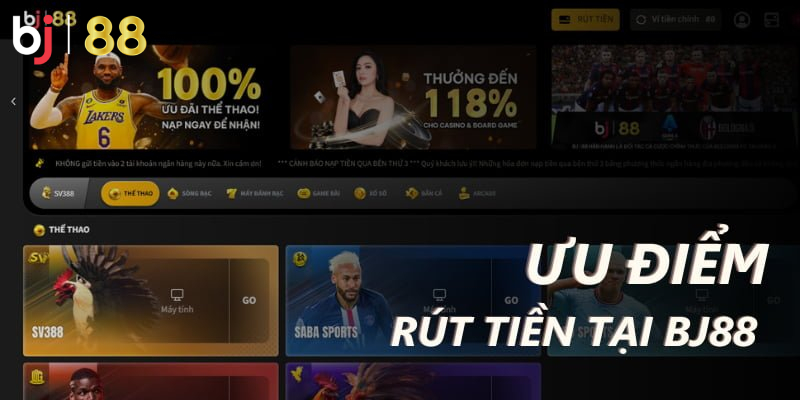 Lợi ích của các hội viên nhận được khi rút tiền tại 188bet